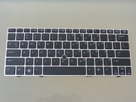 TECLADO HP ELITEBOOK 2560P 2570P NEGRO INGLES MARCO PLATEADO