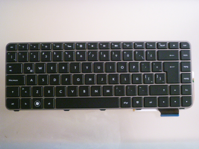 Teclado Hp Envy Espa Ol C Marco Plateado Soluciones Port Tiles