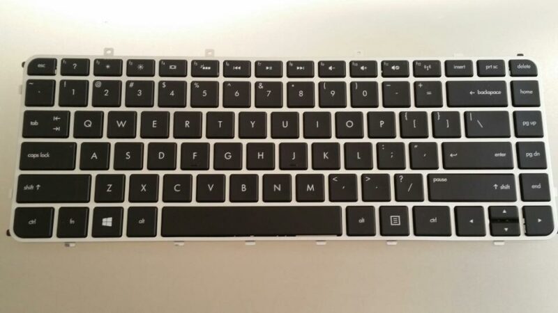 Teclado Hp Envy Ingles Us C Marco Plateado Soluciones