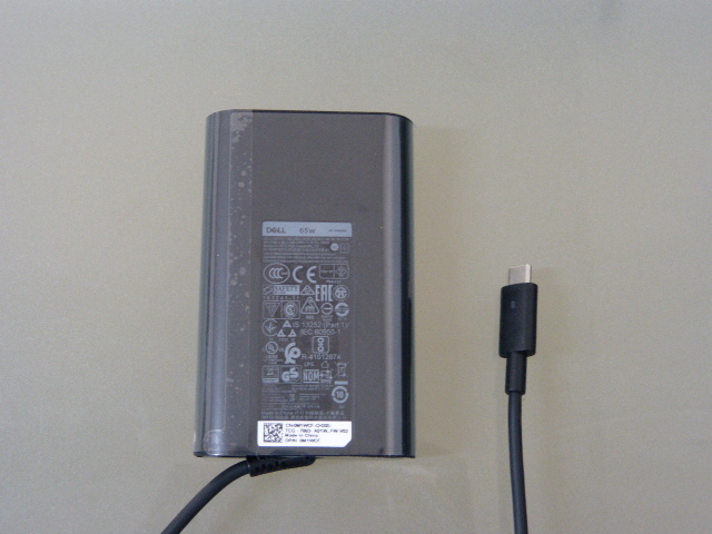 CARGADOR P/NOTEBOOK DELL COMPATIBLE (20V/3.25A/65W/USB-C