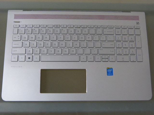 Teclado Hp Pavilion 15 Cc 15 Cd Plateado Ingles Con Palmrest Equipos