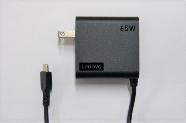 CARGADOR LENOVO 20V 3.25A 65W USB-C FORMA CUBO